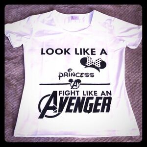 Look Like A Princess, Fight Like An Avenger Tee